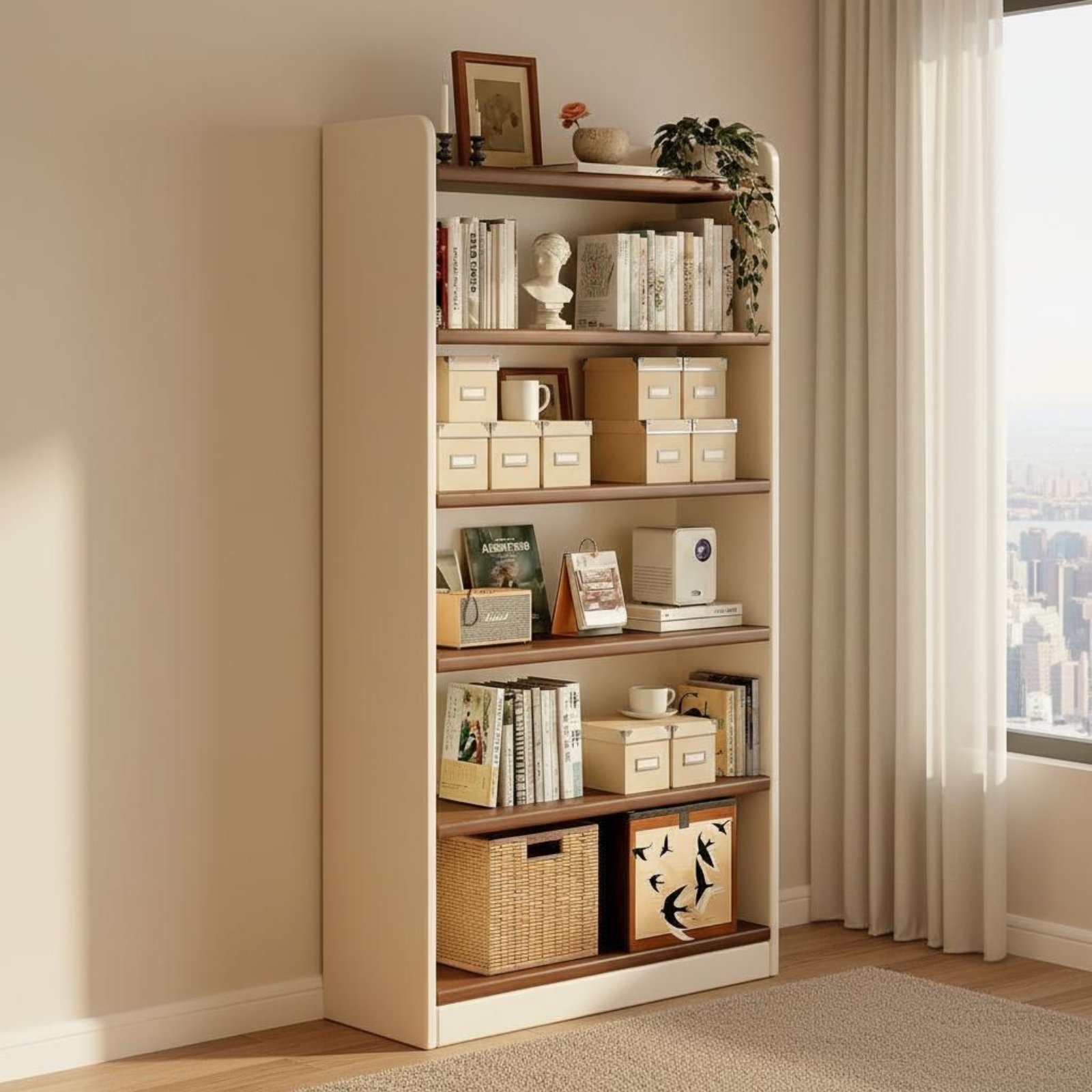 ชั้นวางหนังสือหลายชั้น ความจุข - Sustainable Living Usa บทวิจารณ์และราคา